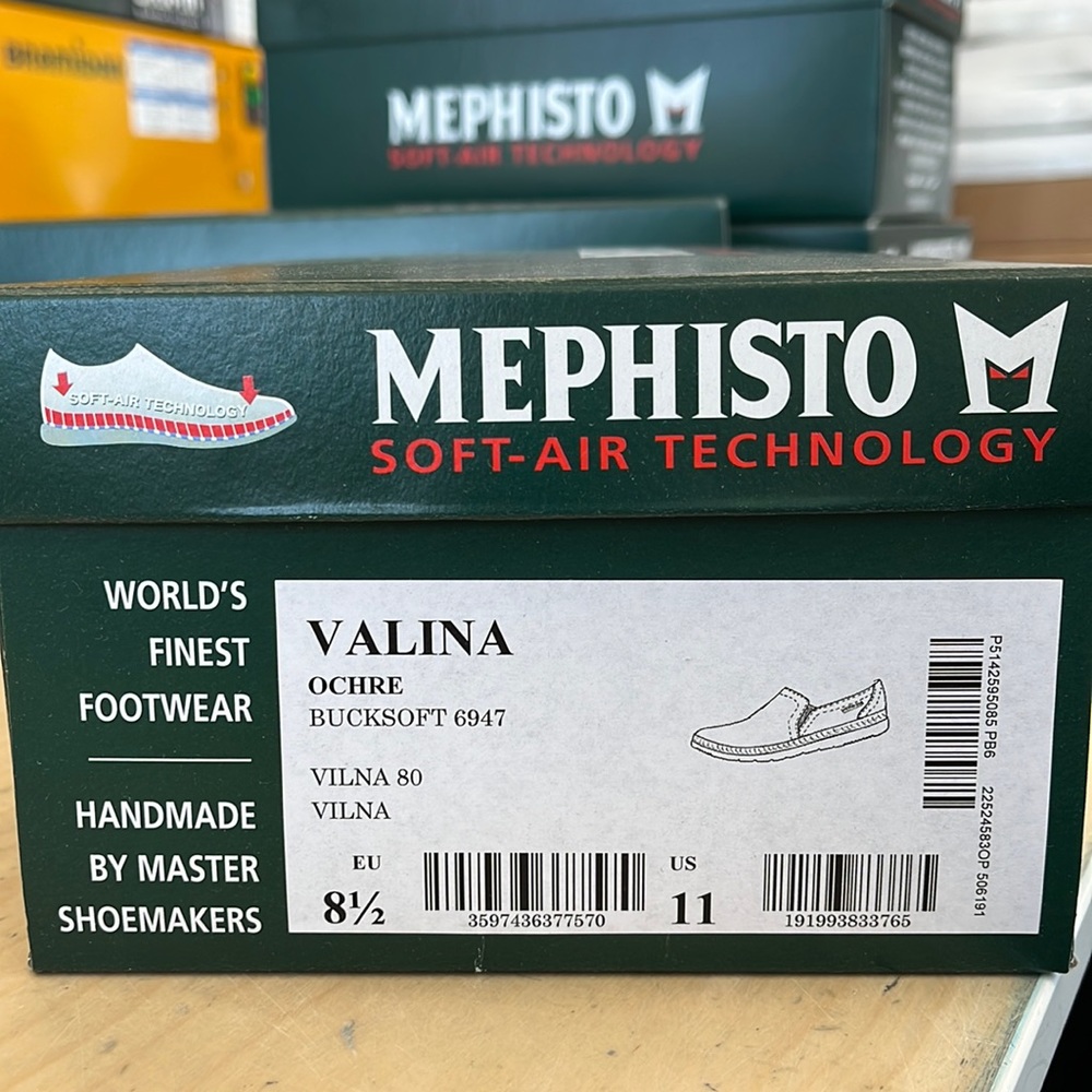 BRAND NEW IN ORIGINAL BOX Mephisto Valina slip-on shoe